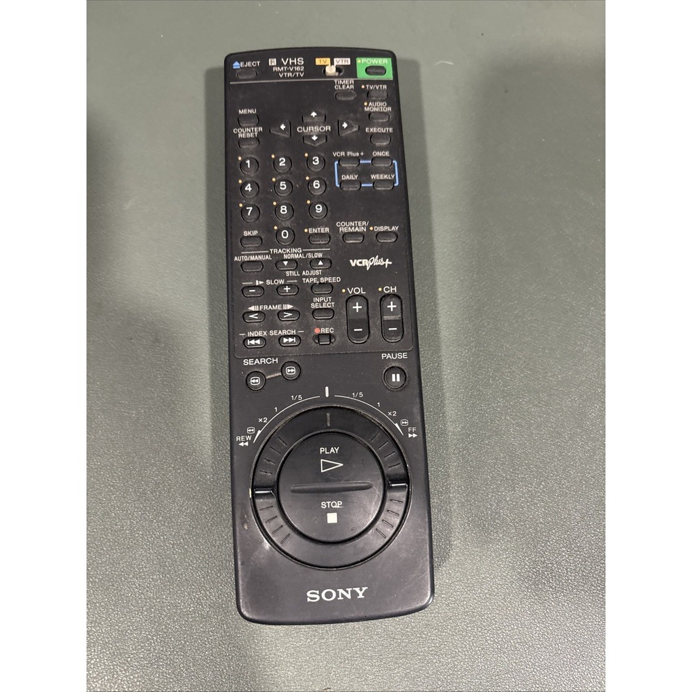 OEM Sony RMT-V162 VCR Remote Control Controller , Tested and Working